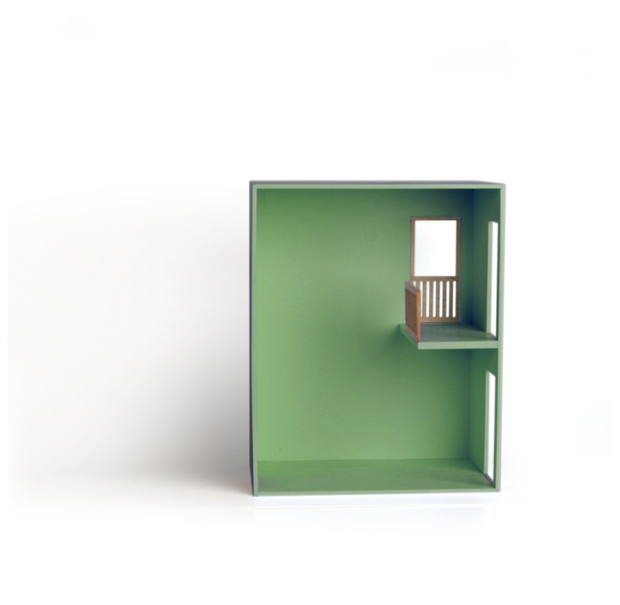 Maison de poupée design - Mezzanine - Vert
